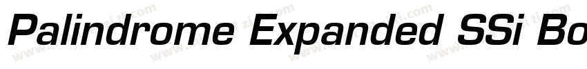 Palindrome Expanded SSi Bold Expan字体转换